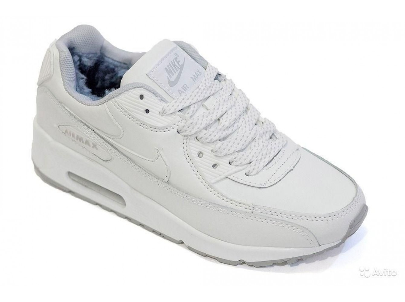 Nike air max shop 90 womens white leather